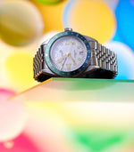 Load image into Gallery viewer, Oceanguard GMT - White w/ Coral and Turquoise Bezel
