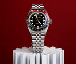 Load image into Gallery viewer, Oceanguard GMT - Jet Black w/ Coke Bezel
