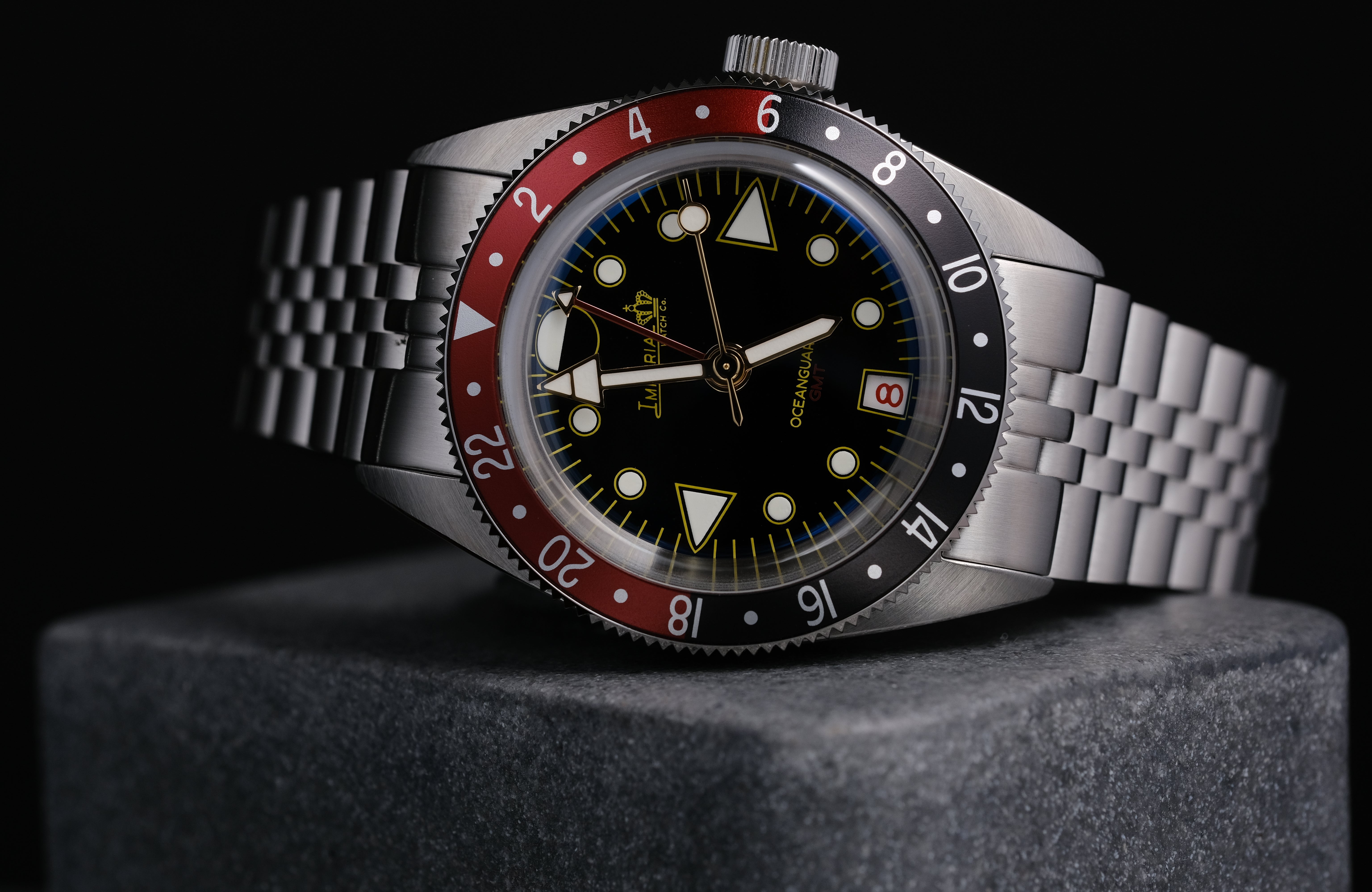 Oceanguard GMT - Jet Black w/ Coke Bezel