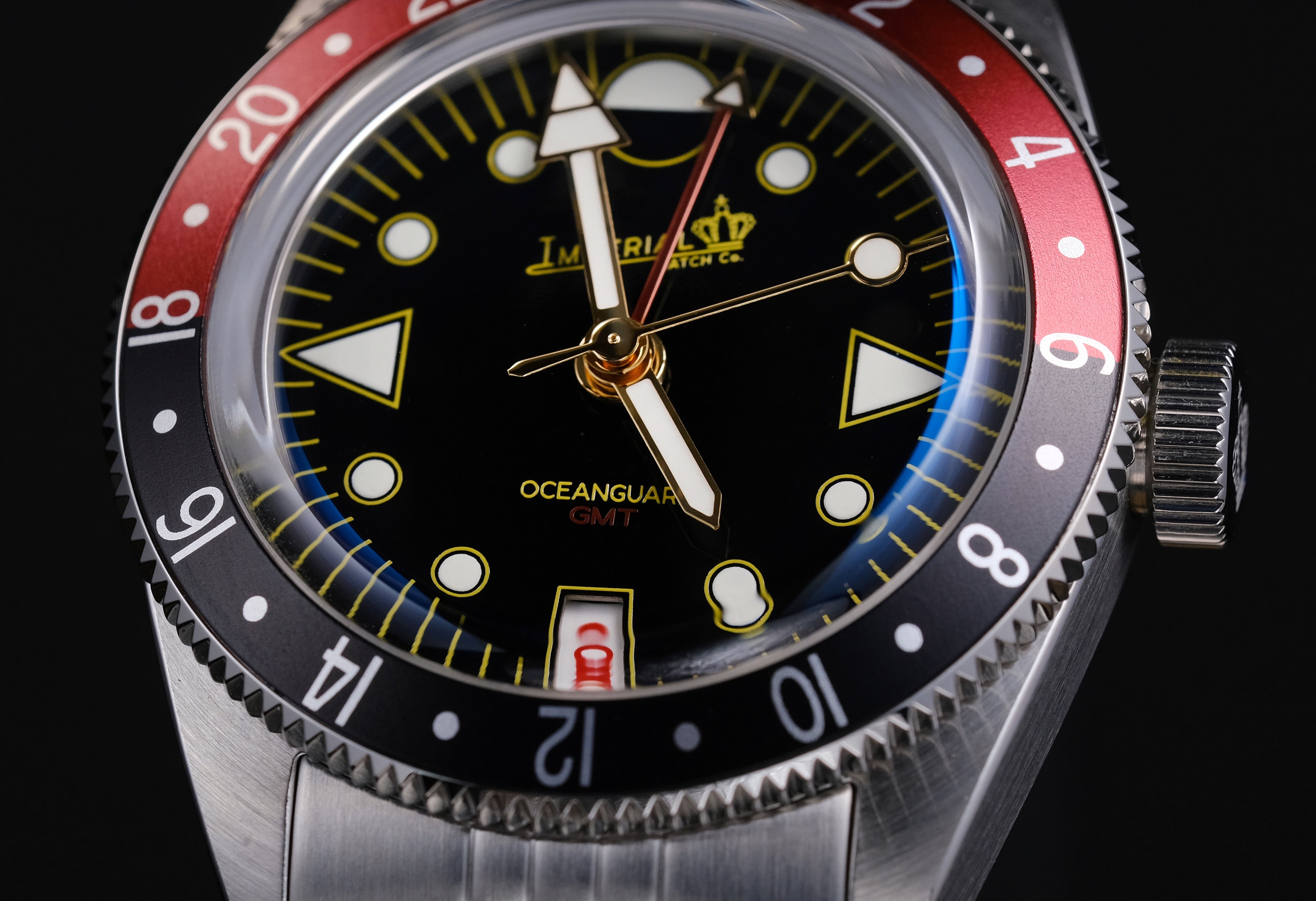 Oceanguard GMT - Jet Black w/ Coke Bezel