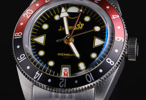 Oceanguard GMT - Jet Black w/ Coke Bezel