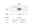 Load image into Gallery viewer, Slidecatch Grey Titanium - EDC Tool
