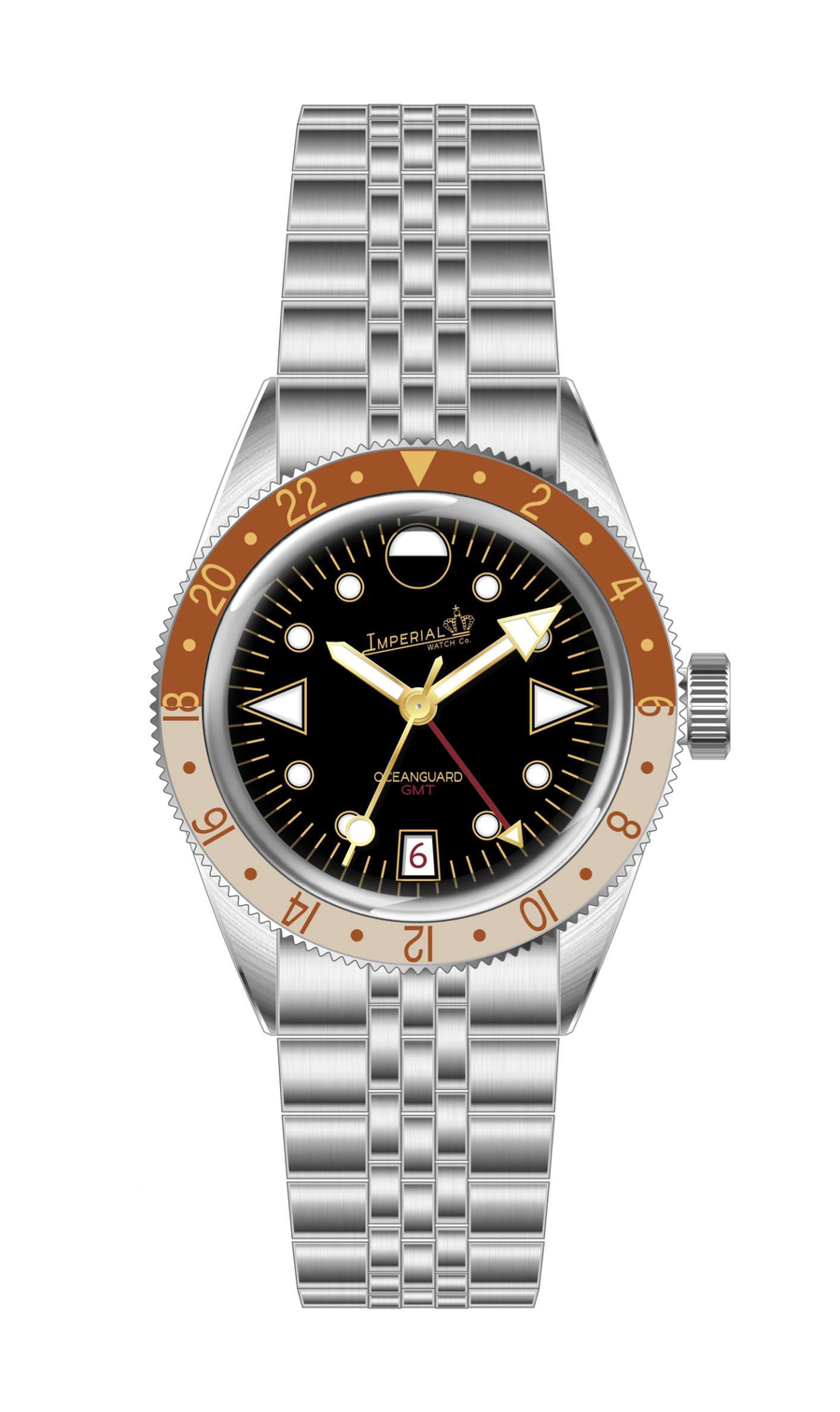 128p20 Oceanguard GMT Watches – Imperial Watch Co.