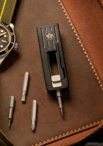 Load image into Gallery viewer, Slidecatch Black Titanium - EDC Tool
