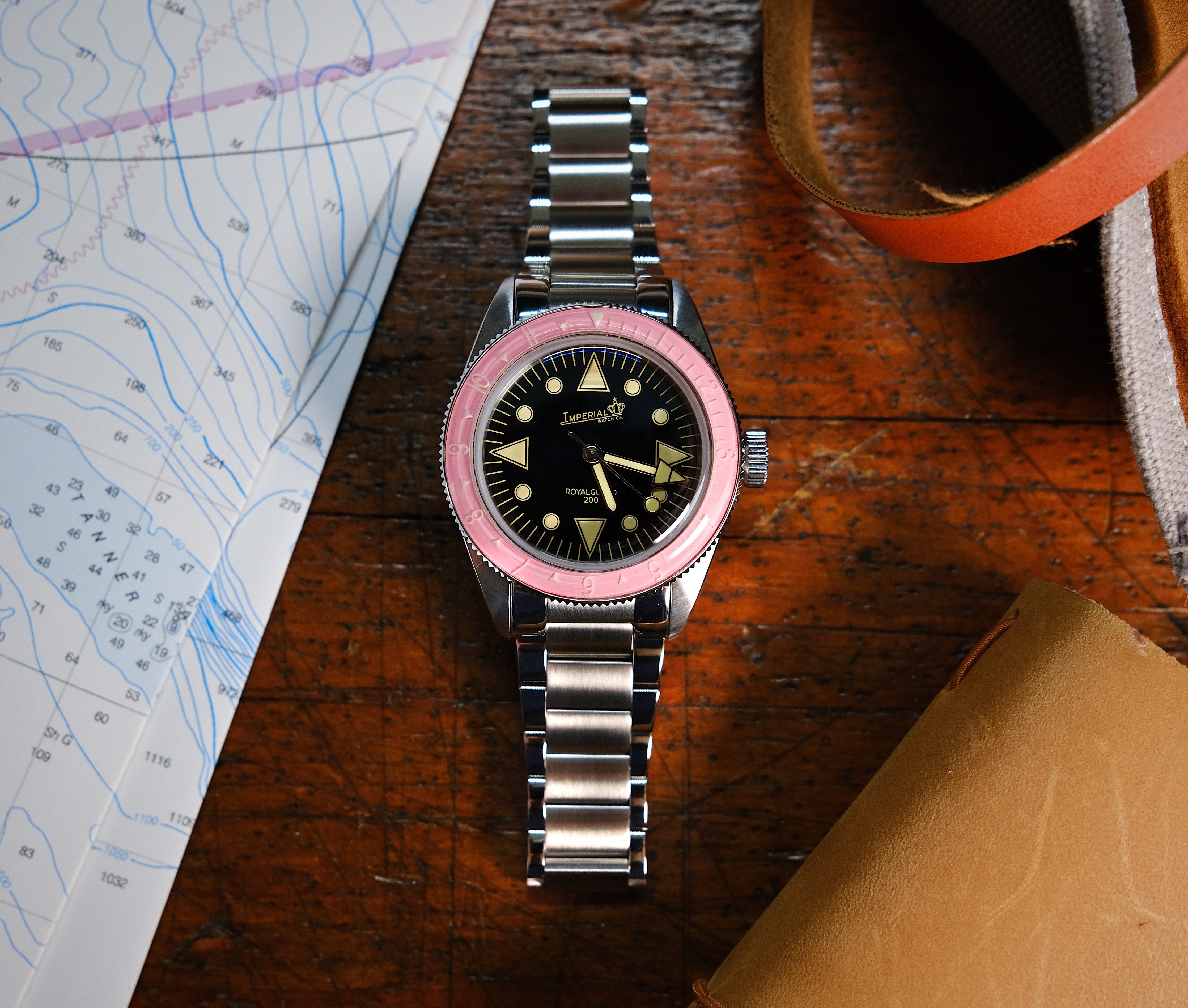 Imperial Watch Co. X Odokadolo Collab - "Pink Royalty"